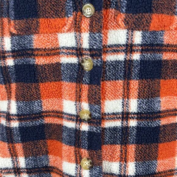 Nasty Gal Check Out The Facts Oversized Shacket Plaid Size 6 - Picture 4 of 13